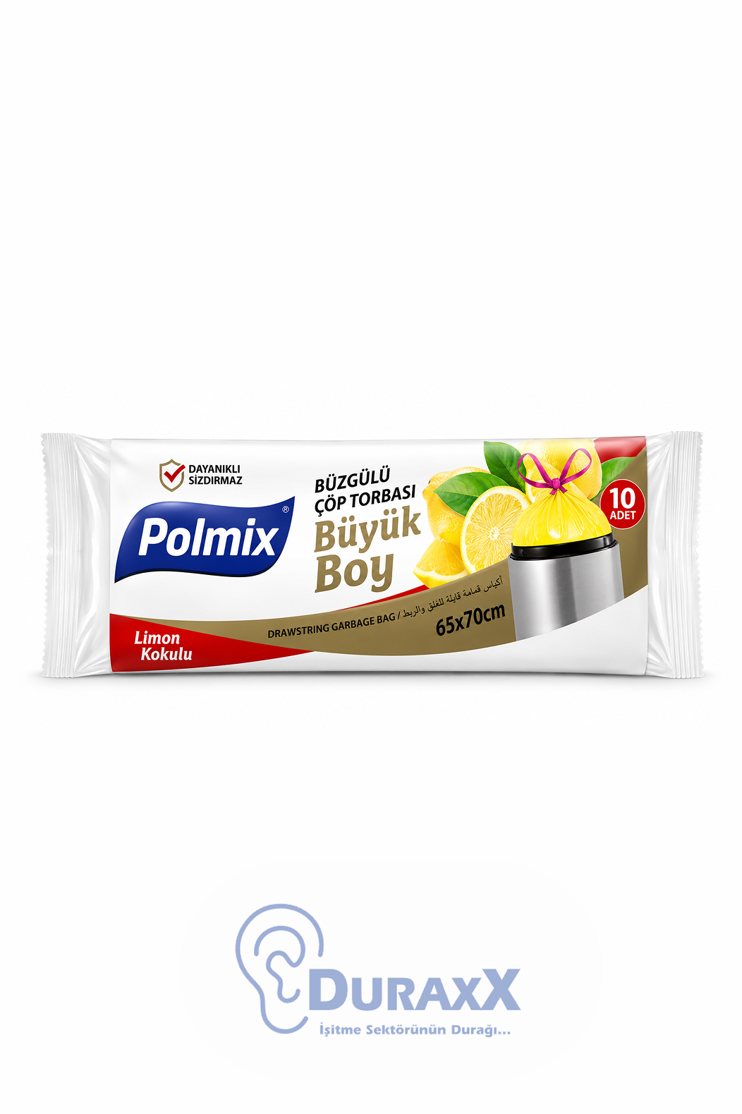 Polmix Çöp Poşeti Büyük Boy Limon Kokulu (65x70)